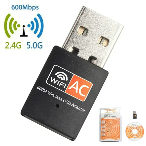 Dual Band USB WiFi Wireless Dongle Adapter 2.4GHz 5GHz by salelink.co.nz
