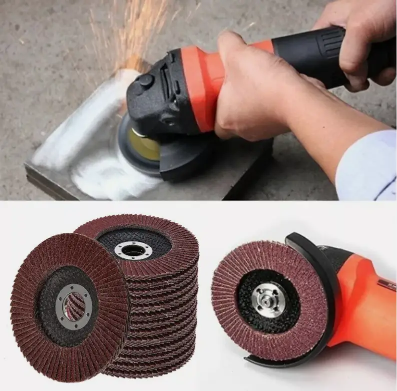 50Pcs Abrasive 5'' 125MM Metal Sanding Flap Disc Angle Grinder 80 Grit by salelink.co.nz