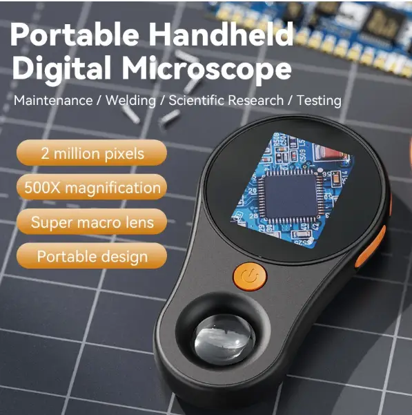 500X Handheld Digital Microscope by salelink.co.nz