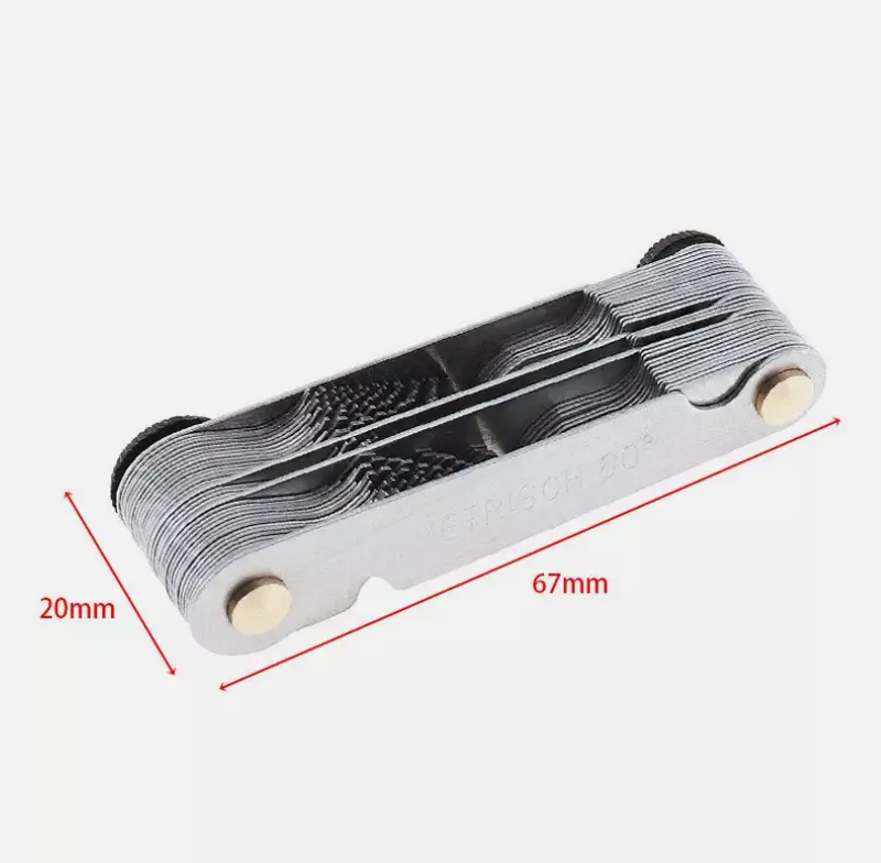 52 Blades Screw Thread Gauge Metric Imperial Tap Pitch Inspection by salelink.co.nz