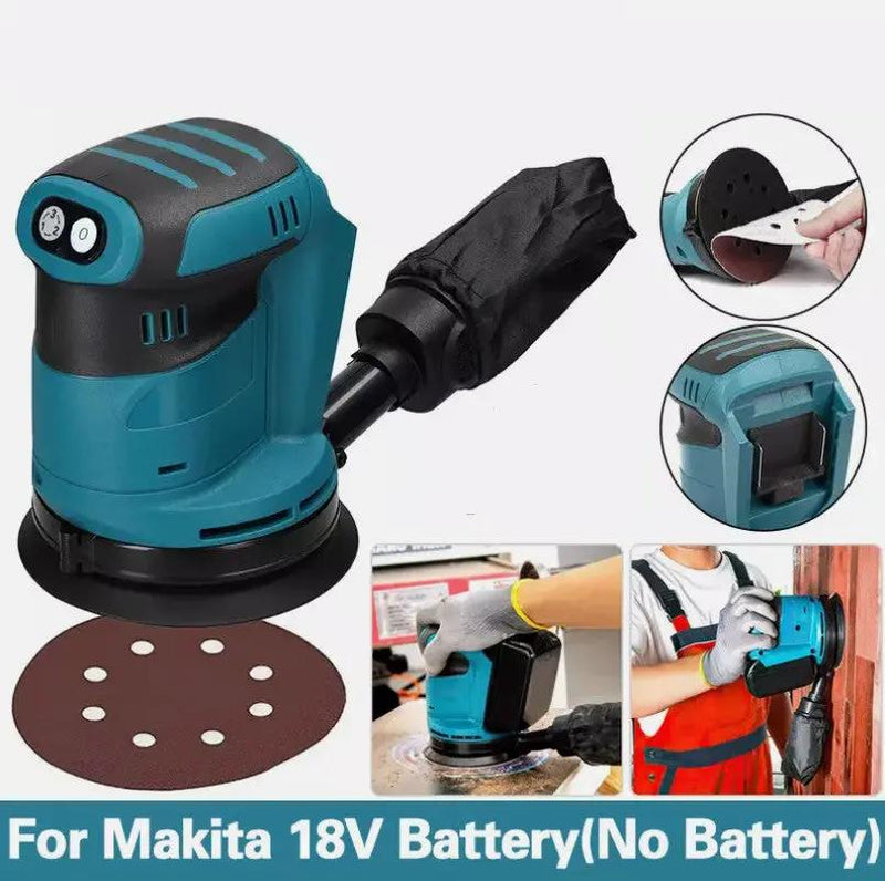 Cordless Random Orbital Sander Fits Makita 18V Battery by salelink.co.nz