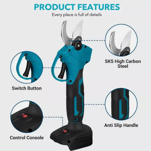 18V Cordless Pruning Shears Brushless Electric fits Makita Battery by salelink.co.nz
