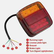 12V LED Tail Lights Trailer Light by salelink.co.nz