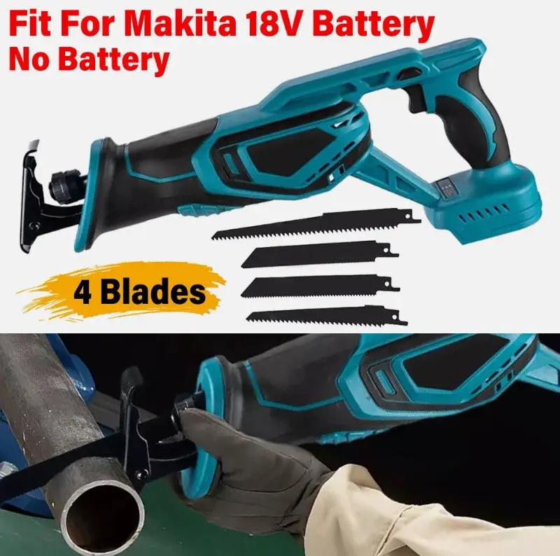 Saber Saw Reciprocating Saw Fits 18V Makita Battery by salelink.co.nz