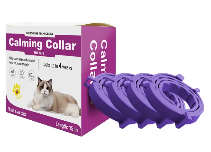 4PCS Calming Pheromone Collars for Cats by salelink.co.nz