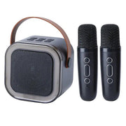 Bluetooth Singing Speaker Karaoke Player with 2 Wireless Microphones by salelink.co.nz