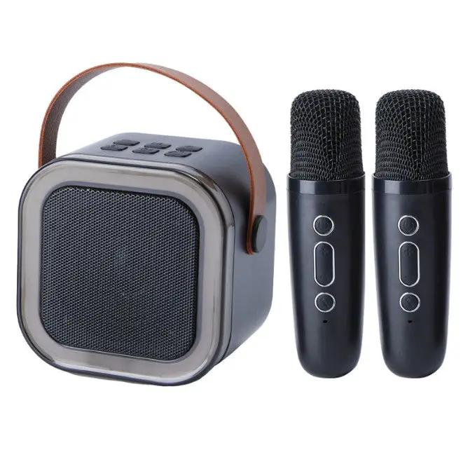Bluetooth Singing Speaker Karaoke Player with 2 Wireless Microphones by salelink.co.nz