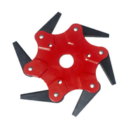 Universal 6 Steel Blades Razors Grass Weed Brush Cleaner Trimmer Head Cutter by salelink.co.nz