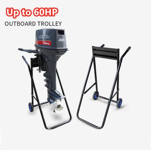 Outboard Motor Trolley Stand Transport Suits Up To 60Hp Engine Carrier Stand by salelink.co.nz