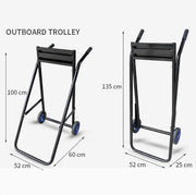 Outboard Motor Trolley Stand Transport Suits Up To 60Hp Engine Carrier Stand by salelink.co.nz