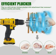 Chicken Plucker Drill Attachment, Stainless Steel Drill by salelink.co.nz