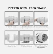 6inch Inline Extractor Fan Exhaust Duct by salelink.co.nz