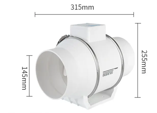 6inch Inline Extractor Fan Exhaust Duct by salelink.co.nz