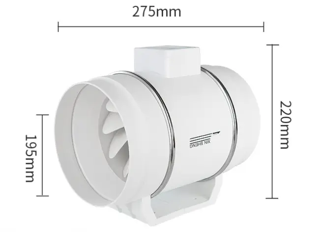 8inch Inline Extractor Fan Exhaust Duct by salelink.co.nz