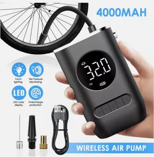 Portable Air Pump Compressor Tyre Inflator 150PSI by salelink.co.nz