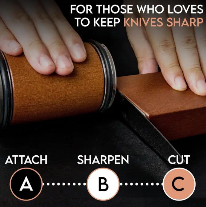 Knife Sharpener Sharpening Stone Rolling by salelink.co.nz