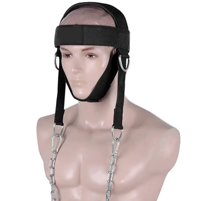 Head Neck Harness Weight Lifting Strength Exercise Strap by salelink.co.nz