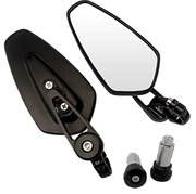 Motorcycle Bar End Mirrors Motorbike Rearview Mirror by salelink.co.nz