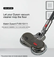 Electric Motorised Mop for Dyson V7 V8 V10 V11 V15 Cordless Vacuum Cleaners by salelink.co.nz