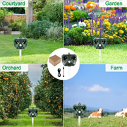 Solar Ultrasonic Bird Repeller Pest Animal Possum Deterrent by salelink.co.nz