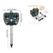 Solar Ultrasonic Bird Repeller Pest Animal Possum Deterrent by salelink.co.nz
