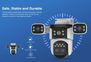 Outdoor Security Camera Four Lens by salelink.co.nz