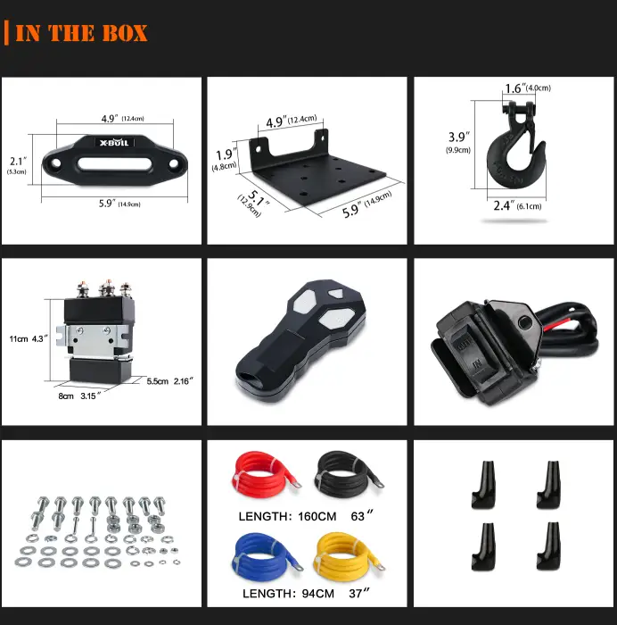 X-Bull Electric Winch 4500LBS by salelink.co.nz