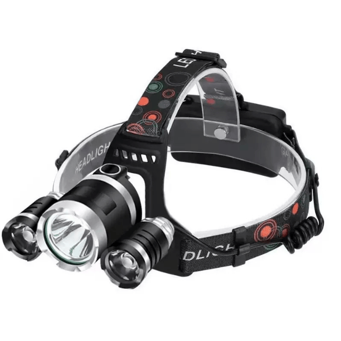 salelink.co.nz Unbranded Headlamp LED Headlight Head Torch Flashlight Rechargeable 1000LM LED Headlamp With 3 XML T6 Beams