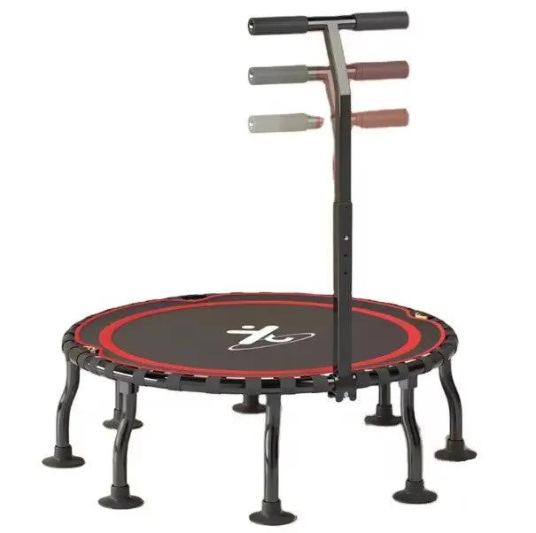 48'' Foldable Trampoline Rebounder with Adjustable Handle by salelink.co.nz