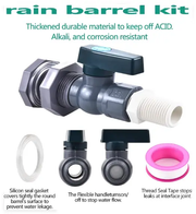 2PCS Rain Barrel Spigot Kit (3/4 inch) by salelink.co.nz