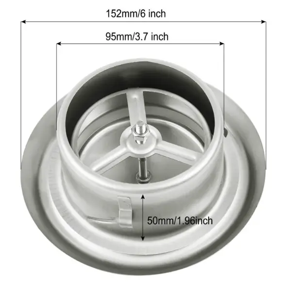 Adjustable 304 Stainless Steel Vent Cover by salelink.co.nz