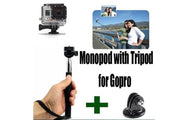 Extendable Pole Monopod Tripod Adapter for GoPro by salelink.co.nz