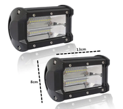 2X 5inch LED Work Driving Light Bar Flood Beam Offroad Boat Truck 12V 24V by salelink.co.nz
