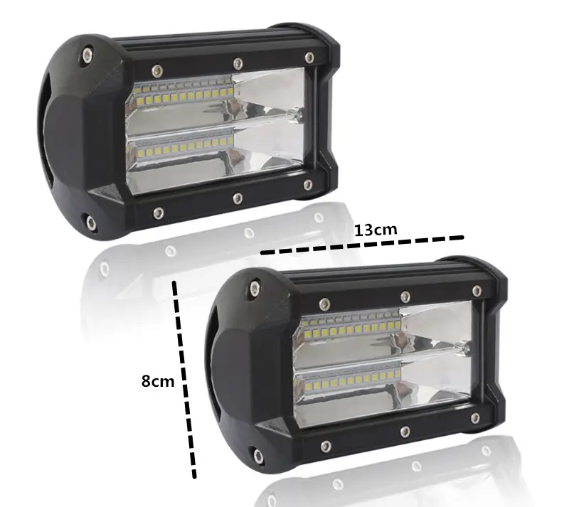 2X 5inch LED Work Driving Light Bar Flood Beam Offroad Boat Truck 12V 24V by salelink.co.nz