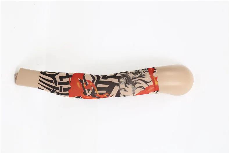 Pack of 6 Arm Sleeve Stretch Costume Fake Tattoo Stocking by salelink.co.nz