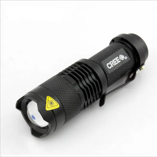 CREE Q5 LED Zoomable Focus Bright Flashlight Torch 220LM Light by salelink.co.nz