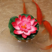 Artificial Lotus Water lily Floating Flower Garden Pool Pond Tank Plant Ornament by salelink.co.nz