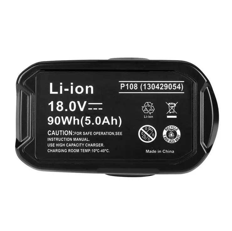 18V RYOBI Replacement Battery 5000mAh by salelink.co.nz