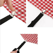 4pcs Triangle Fitted Sheet Strap Clips Grippers Mattress Bed Suspenders Holder by salelink.co.nz