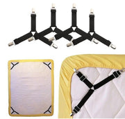 4pcs Triangle Fitted Sheet Strap Clips Grippers Mattress Bed Suspenders Holder by salelink.co.nz