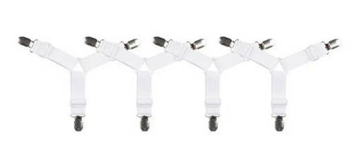 4pcs Triangle Fitted Sheet Strap Clips Grippers Mattress Bed Suspenders Holder by salelink.co.nz