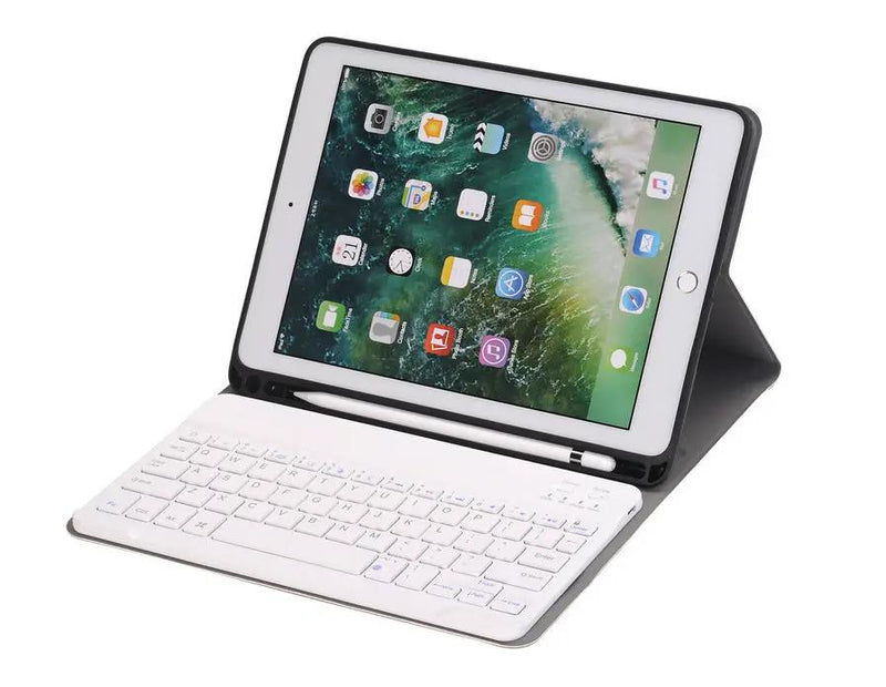 For iPad Air 1/2, Pro 9.7, iPad 9.7 2017/2018 Slim Wireless Bluetooth Keyboard Case by salelink.co.nz