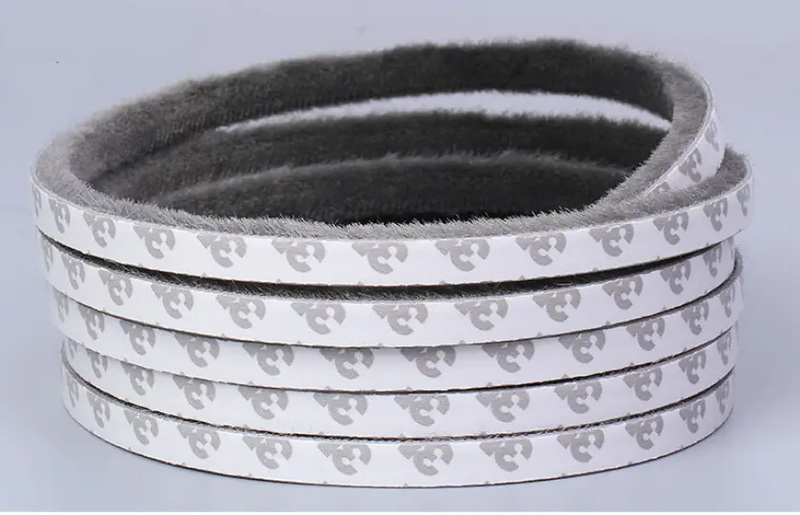 5m Weather Draught Excluder Brush Strip Window Door Seal Tape Self-adhesive by salelink.co.nz