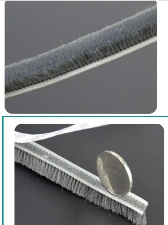 5m Weather Draught Excluder Brush Strip Window Door Seal Tape Self-adhesive by salelink.co.nz