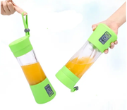 GREEN Portable Electric Juicer Bottle Blender Mixer with 6 Vanes by salelink.co.nz