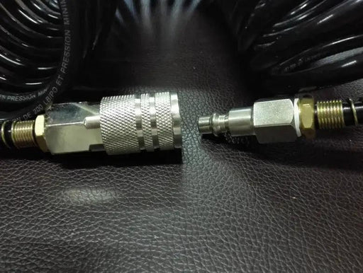 1/4" Air Hose Fitting Coil Pneumatic Compressor Quick Coupler US Type 200PSI by salelink.co.nz