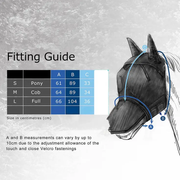 S Pony Cob Horse Fly Mask with Ears by salelink.co.nz