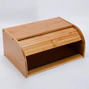 Bamboo Bread Bin Storage Box by salelink.co.nz