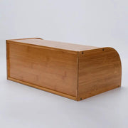 Bamboo Bread Bin Storage Box by salelink.co.nz