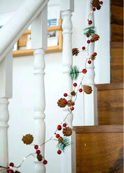 20LED Pine Cone Christmas Lights String Fairy Xmas Wire Battery Powered Home Decor by salelink.co.nz